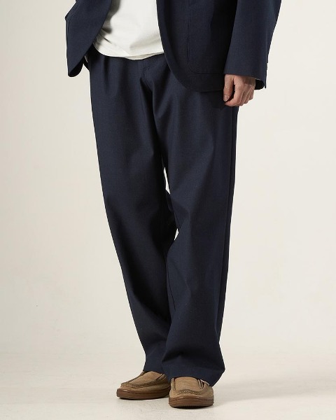 [ROUGH SIDE] REPORTER PANTS (NAVY)